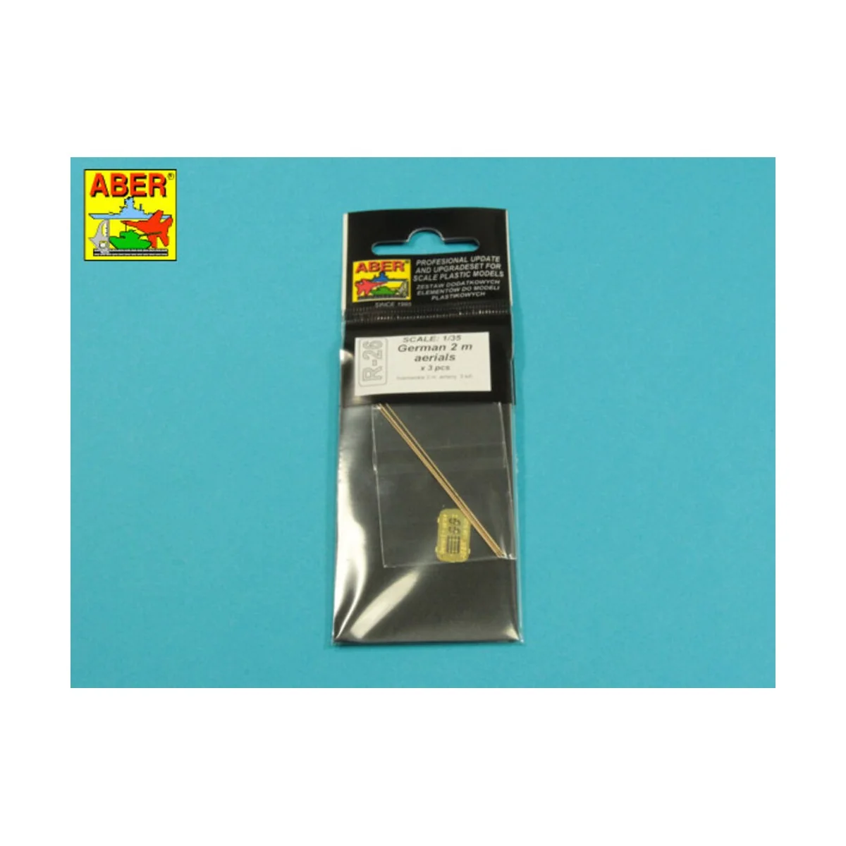 German 2m aerials(set of 3pcs) - Aber Models R-26