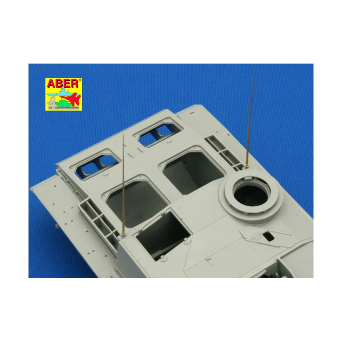 German 2m aerials(set of 3pcs) - Aber Models R-26