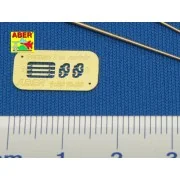 German 2m aerials(set of 3pcs) - Aber Models R-26