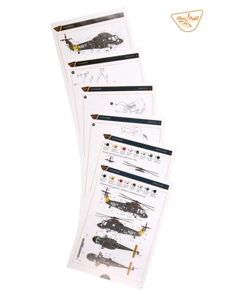 HH-2D Seasprite, 1/72 - Clear Prop Models CP72018