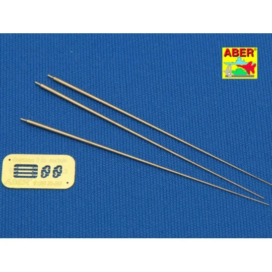 German 2m aerials(set of 3pcs) - Aber Models R-26