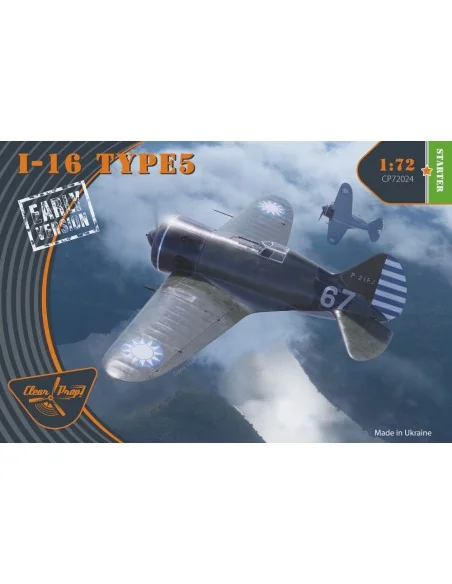 I-16 type 5 (early version), 1/72 - Clear Prop Models CP72024