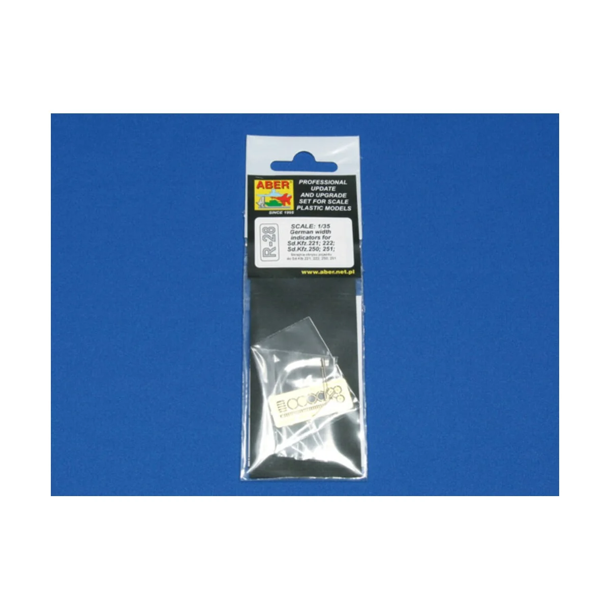 German width indicator for Sd.Kfz.231:232:250:251 - Aber Models R-28