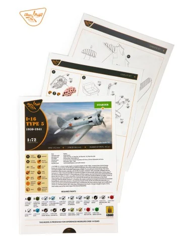 I-16 type 5 (1938-1941), 1/72 - Clear Prop Models CP72025