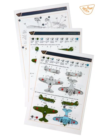 [NO_DESC] I-16 type 5 (1938-1941), 1/72 - Clear Prop Models CP72025