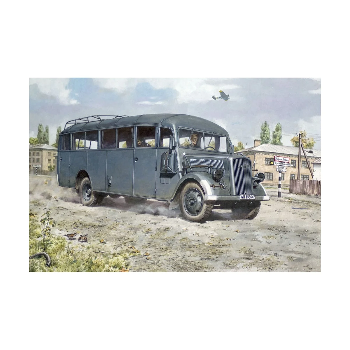 Opel Blitz Bus 3.6-47 type W39 Ludewig, 1/72 - Roden 720 Opel Blitz Bus 3.6-47 type W39 Ludewig, 1/72 - Roden 720