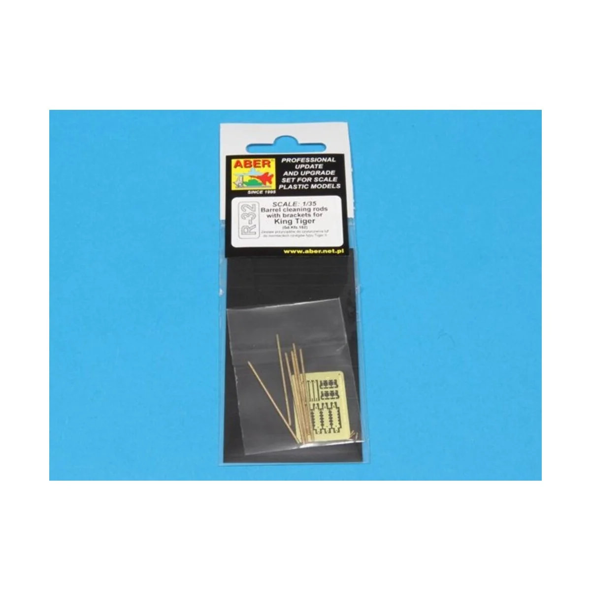Barrel cleaning rods for King Tiger - Aber Models R-32