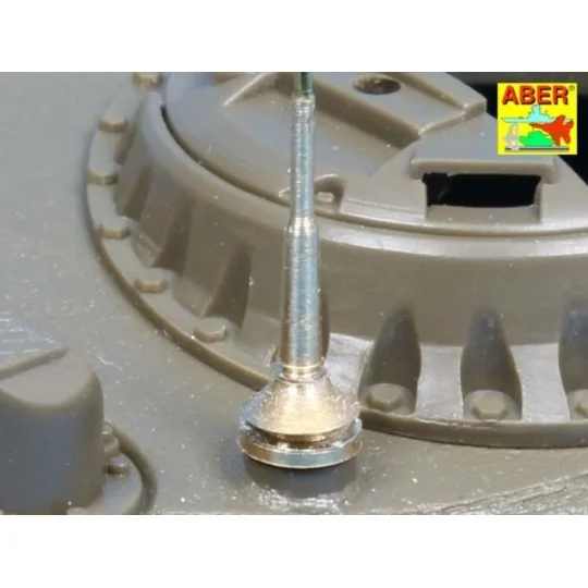 Aerials for Russian modern Tanks - Aber Models R-33