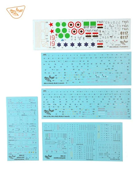 MiG-23MLAE-2 Flogger-G, 1/72 - Clear Prop Models CP72031