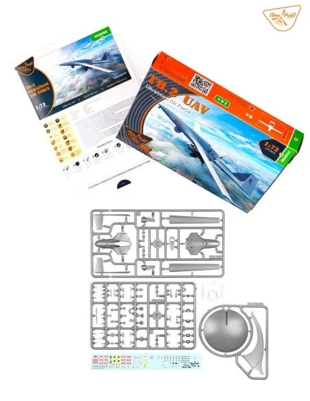 TB.2 UAV UKRAINIAN ARMY, 1/72 - Clear Prop Models CP72033