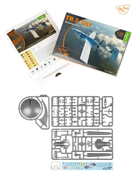 TB.2 UAV UKRAINIAN NAVY, 1/72 - Clear Prop Models CP72034