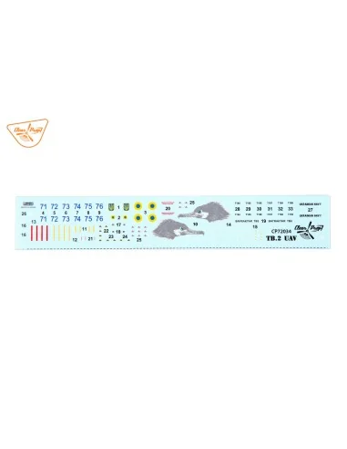 TB.2 UAV UKRAINIAN NAVY, 1/72 - Clear Prop Models CP72034