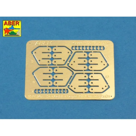 Smoke Discharges for German Tanks - Aber Models R-34