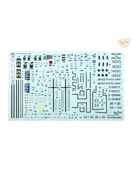 [NO_DESC] OV-1B Mohawk Pilot School, 1/72 - Clear Prop Models CP72038