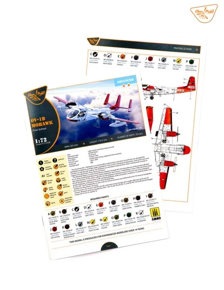 [NO_DESC] OV-1B Mohawk Pilot School, 1/72 - Clear Prop Models CP72038