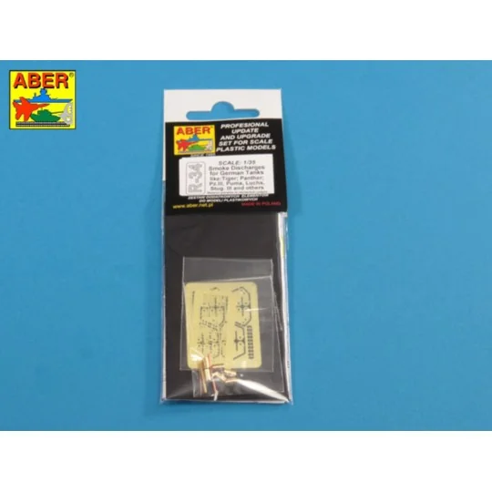 Smoke Discharges for German Tanks - Aber Models R-34