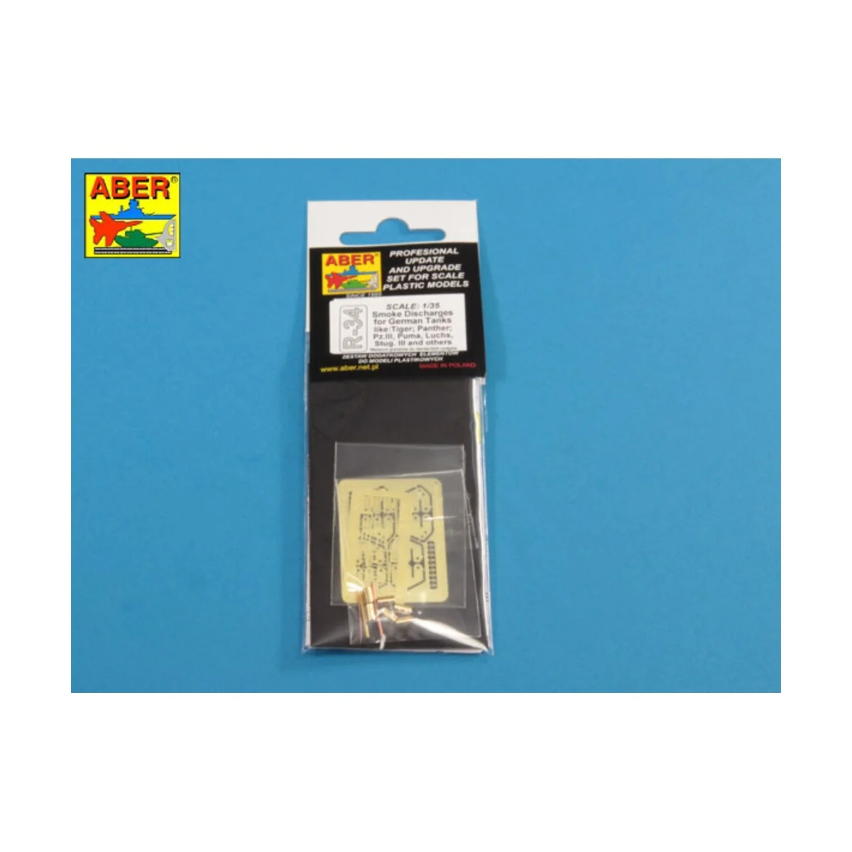Smoke Discharges for German Tanks - Aber Models R-34