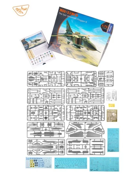 [NO_DESC] MiG-23MLD The last Ukrainian Flogger-?, 1/72 - Clear Prop...