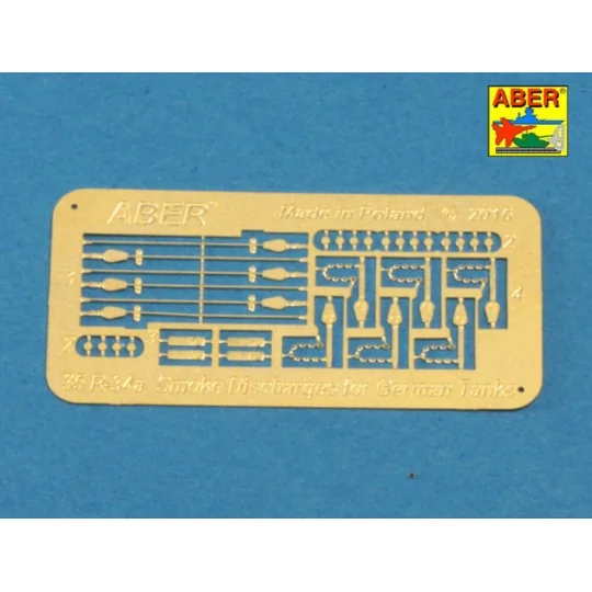 Smoke Discharges for German Tanks - Aber Models R-34