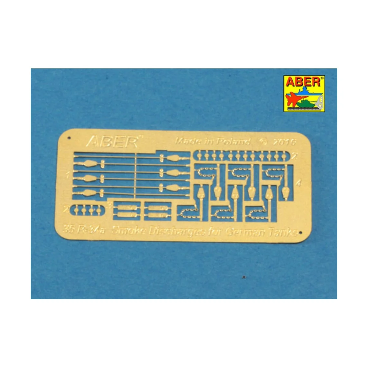 Smoke Discharges for German Tanks - Aber Models R-34