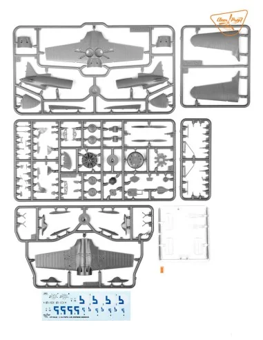 I-16 type 5 In Finnish Service, 1/72 - Clear Prop Models CP72048