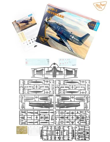 A2D-1 Skyshark, 1/72 - Clear Prop Models CP72050