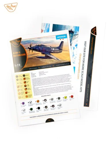 A2D-1 Skyshark, 1/72 - Clear Prop Models CP72050