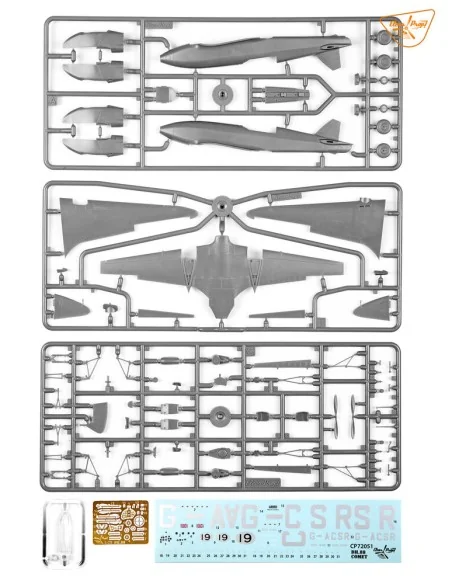 [NO_DESC] DH.88 Comet MacRobertson Trophy Air Race, 1/72 - Clear Pr...