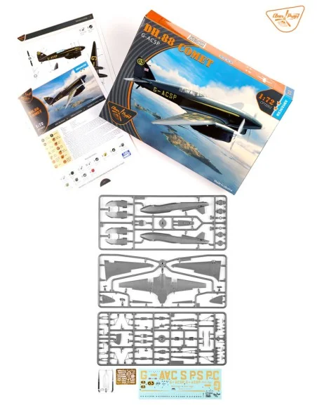 DH.88 Comet G-ACSP, 1/72 - Clear Prop Models CP72052