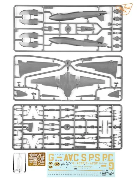 DH.88 Comet G-ACSP, 1/72 - Clear Prop Models CP72052