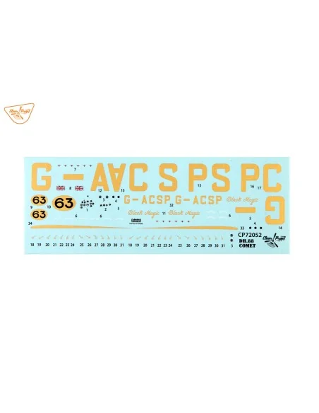 DH.88 Comet G-ACSP, 1/72 - Clear Prop Models CP72052