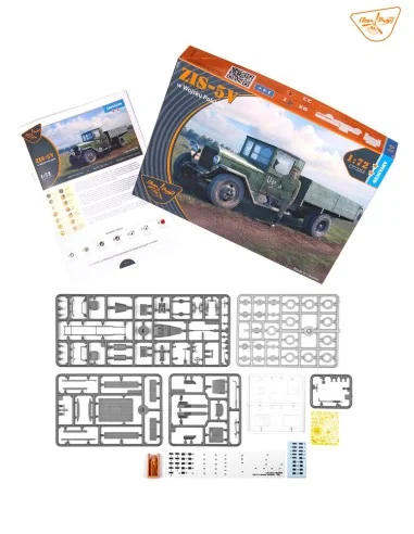 [NO_DESC] ZiS-5V W Wojsku Polskim, 1/72 - Clear Prop Models CP72053