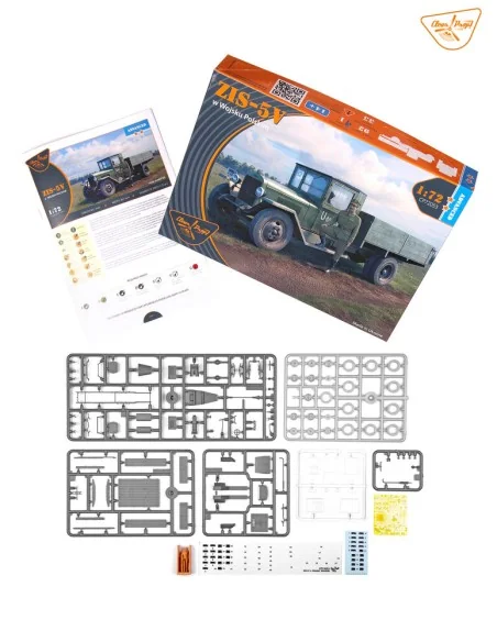 ZiS-5V W Wojsku Polskim, 1/72 - Clear Prop Models CP72053