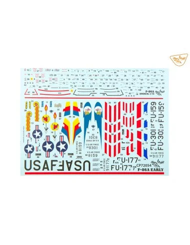 [NO_DESC] F-86A, 1/72 - Clear Prop Models CP72054