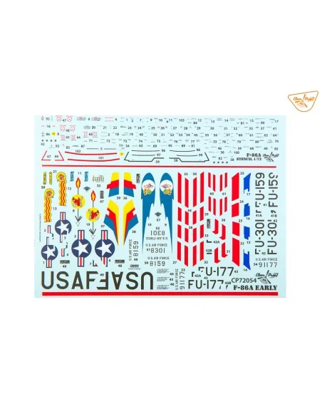 [NO_DESC] F-86A, 1/72 - Clear Prop Models CP72054