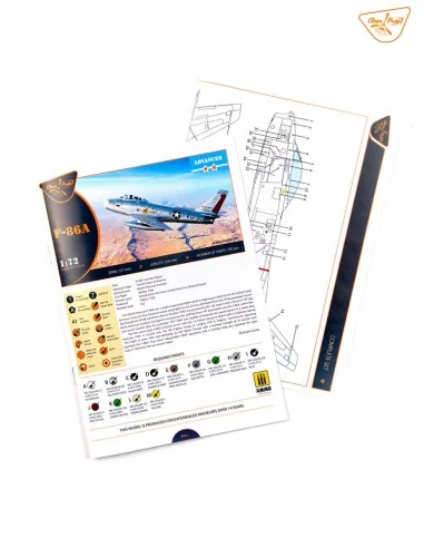 F-86A, 1/72 - Clear Prop Models CP72054
