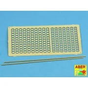 Hexagonal bolts & nuts 1,5mm useful for 1/16 scale - Aber Models R-40