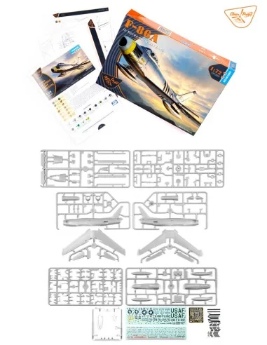 F-86A in Korea early variants, 1/72 - Clear Prop Models CP72055