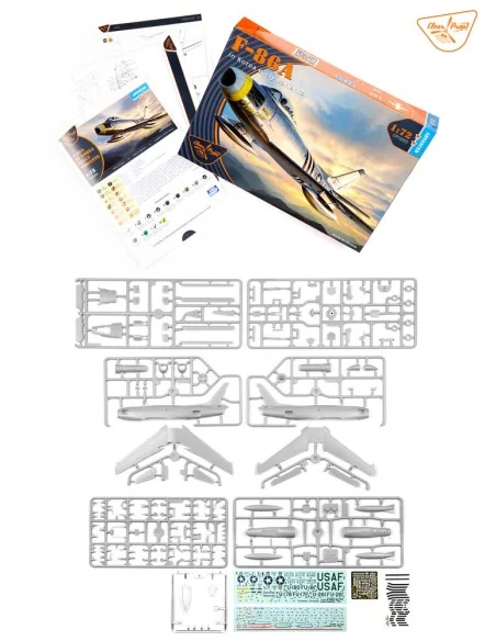 F-86A in Korea early variants, 1/72 - Clear Prop Models CP72055