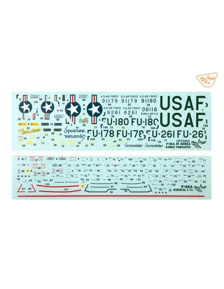 F-86A in Korea early variants, 1/72 - Clear Prop Models CP72055