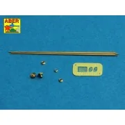 German 2m aerials with rings x 3 - Aber Models R-42