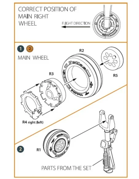 [NO_DESC] TB.2 wheel set, 1/35 - Clear Prop Accessories CPA35004