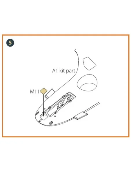 TB.2 painting mask for CP kits, 1/35 - Clear Prop Accessories CPA35005