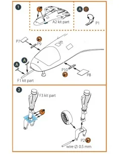 TB.2 PE parts for CP kit, 1/35 - Clear Prop Accessories CPA35006 2