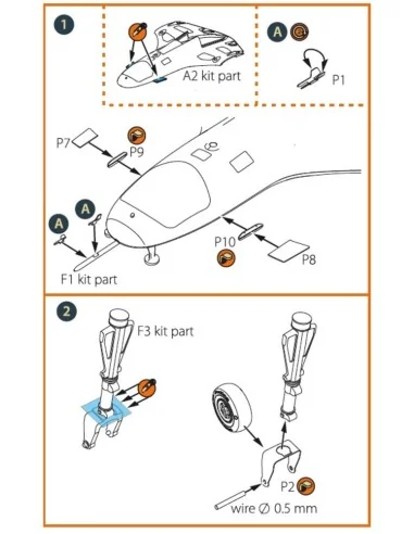 [NO_DESC] TB.2 PE parts for CP kit, 1/35 - Clear Prop Accessories C...