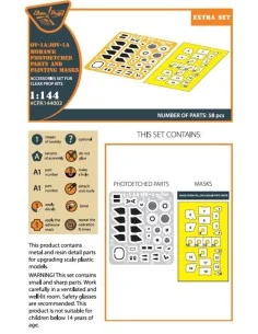 OV-1 A/JOV-1A Mohawk PE parts and painting mask for CP kits, 1/144 ...