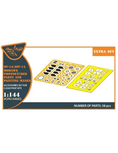 OV-1 A/JOV-1A Mohawk PE parts and painting mask for CP kits, 1/144 ...