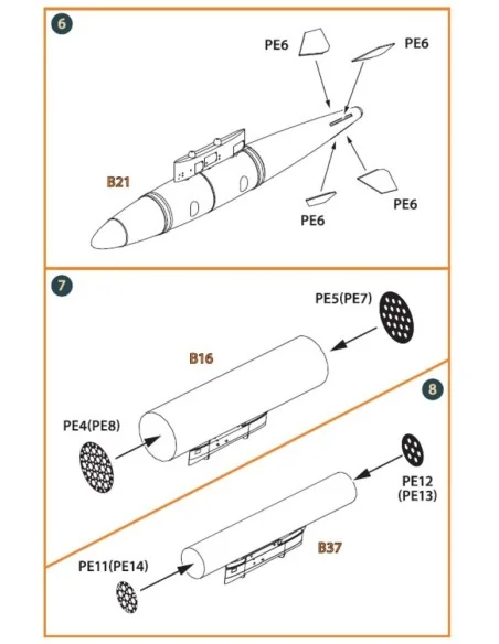 OV-1 A/JOV-1A Mohawk PE parts and painting mask for CP kits, 1/144 ...
