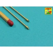 Set of 2 NATO antennas with mount bases - Aber Models R-44