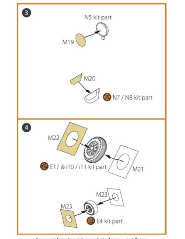 F-82F/G, E/H Twin Mustang painting mask for Modelsvit kits 4818/482...